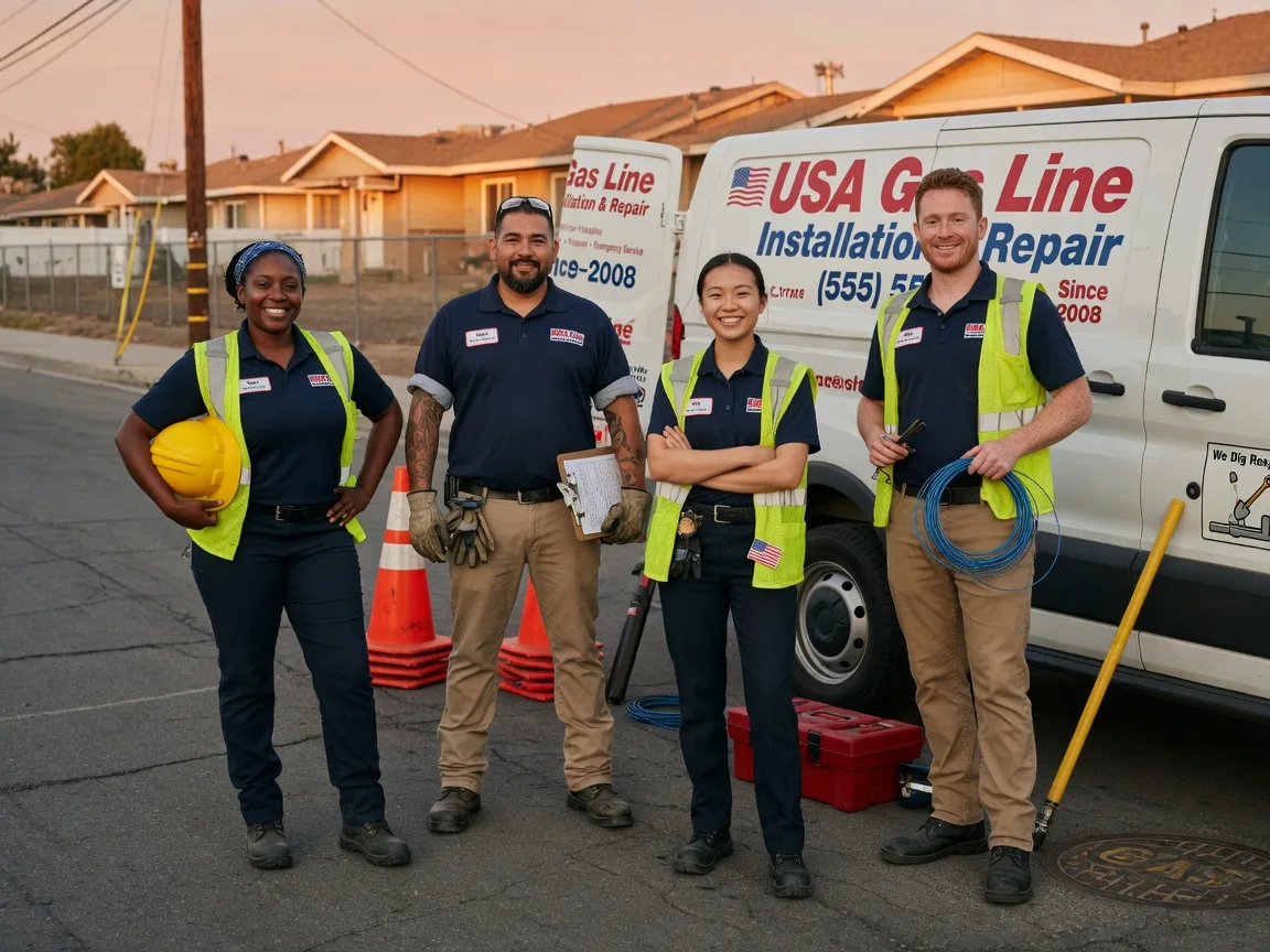 Gas Line Installation company in Palmyra, NE